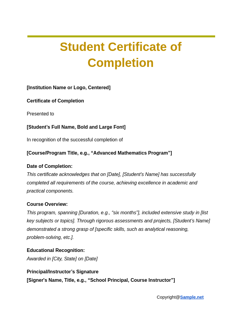 Student Certificate of Completion Google Docs 11 04 2024 11 04 AM