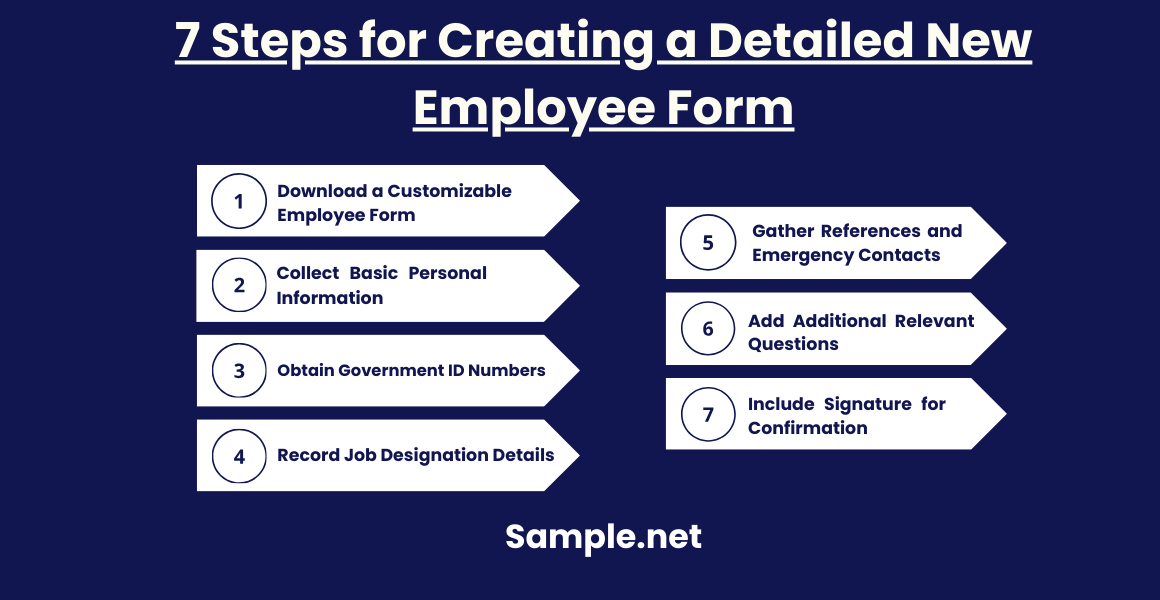 7 Steps for Creating a Detailed New Employee Form