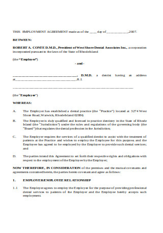 Associate Employment Agreement