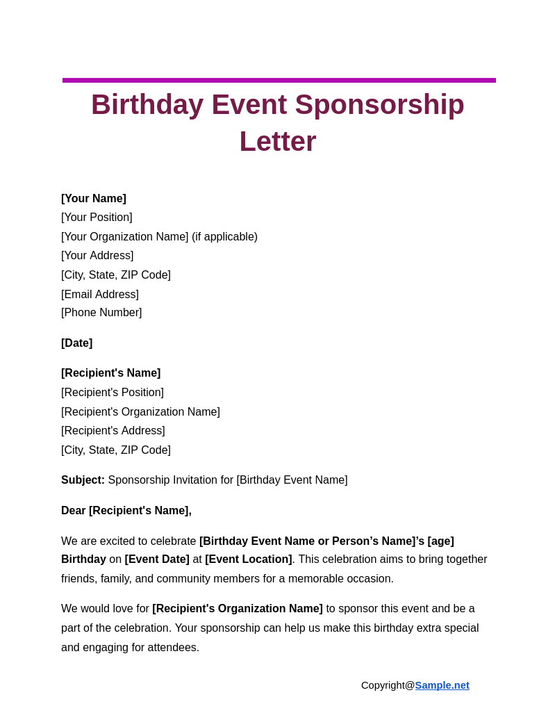 Birthday Event Sponsorship Letter Google Docs 11 19 2024 04 34 PM