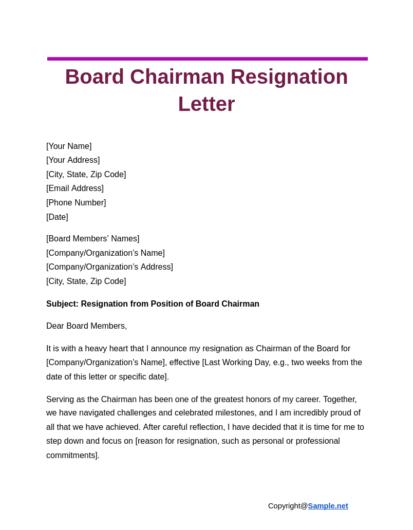 Board Chairman Resignation Letter Google Docs 11 04 2024 04 07 PM