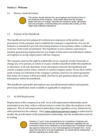 Business Employee Handbook