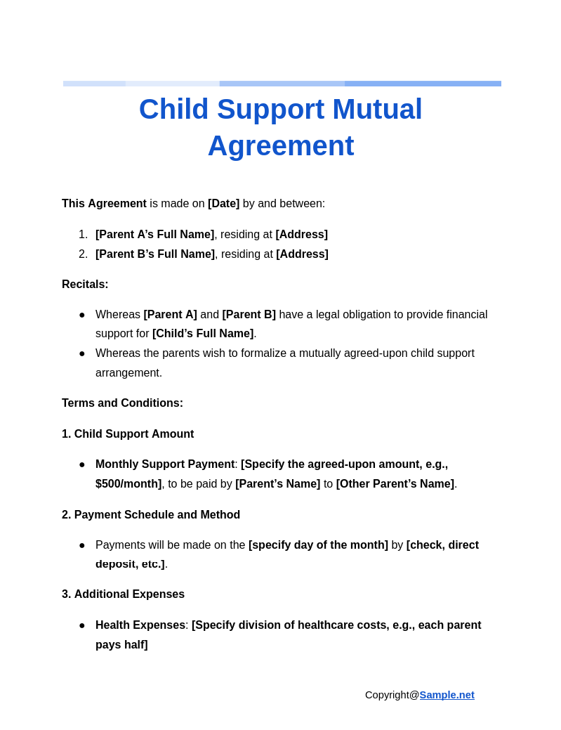 Child Support Mutual Agreement Google Docs 11 08 2024 11 02 AM