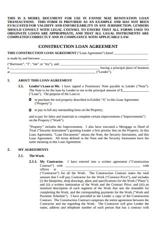 bridging loan agreement in principle