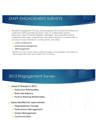 Employee Engagement Survey Outcomes