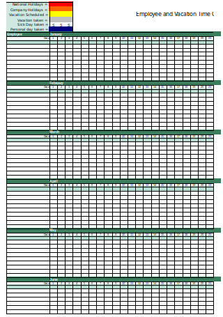 Employee and Vacation Time Off Tracker