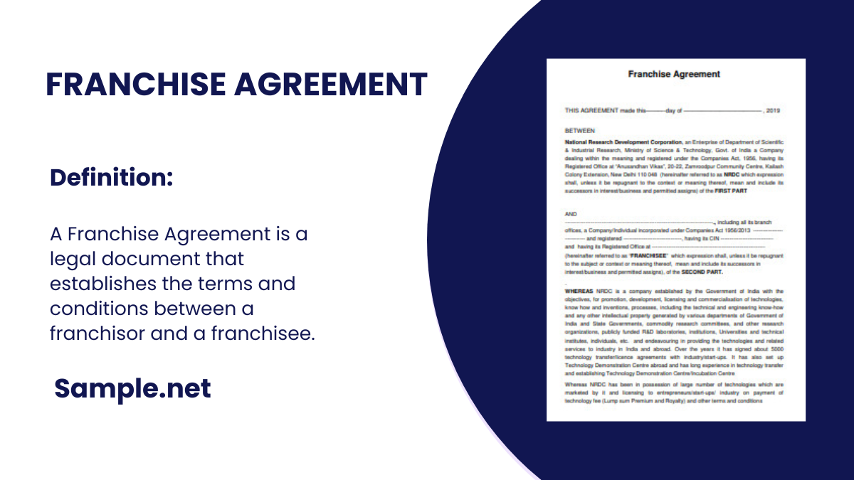 Franchise Agreement