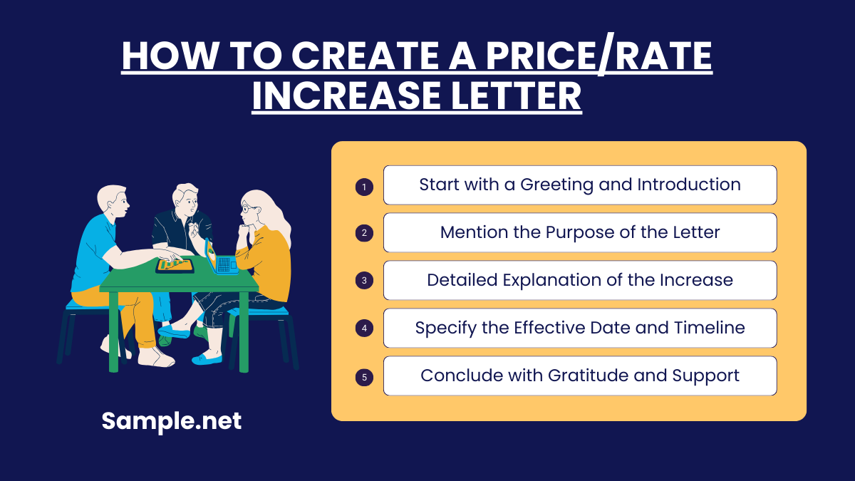 How to Create a PriceRate Increase Letter