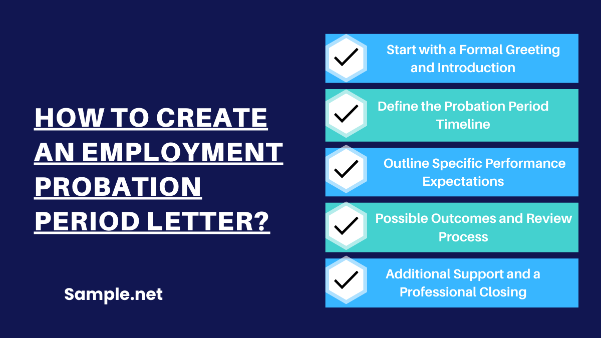 How to Create an Employment Probation Period Letter