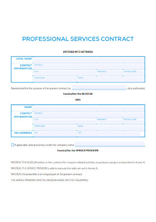 Legal Service Contract