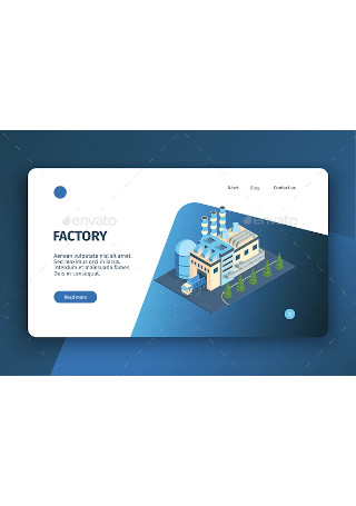 Modern Factory Landing Page