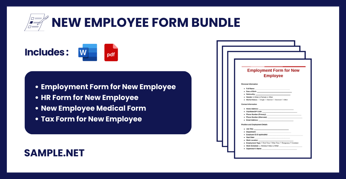 New Employee Form Bundle