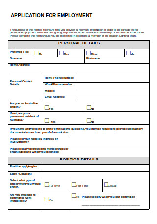 New Employee Request Form
