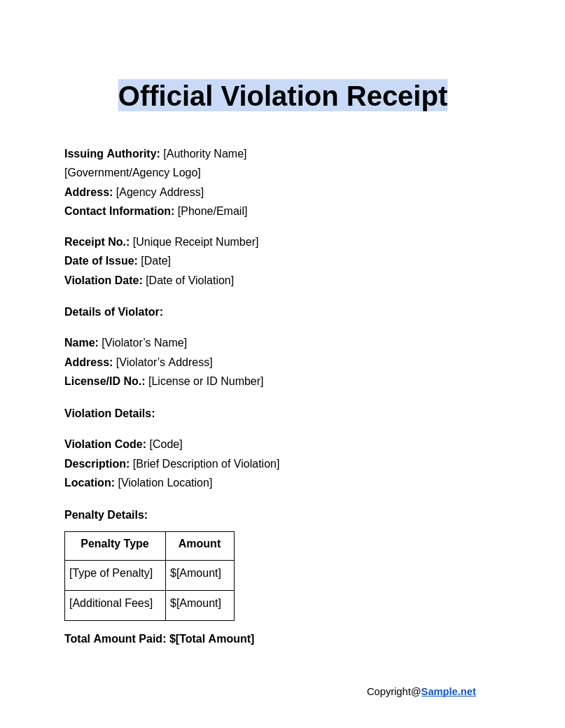 Official Violation Receipt Google Docs 01 08 2025 10 56 AM