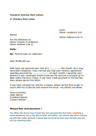 Sample Letter To Tenant For Nonpayment Of Rent from images.sample.net