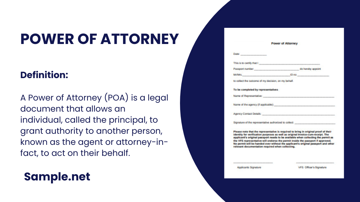 Power of Attorney