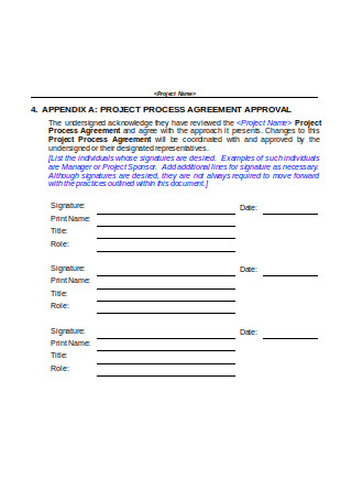 Project Process Agreement