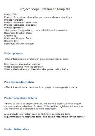 Scoping Documents Template from images.sample.net