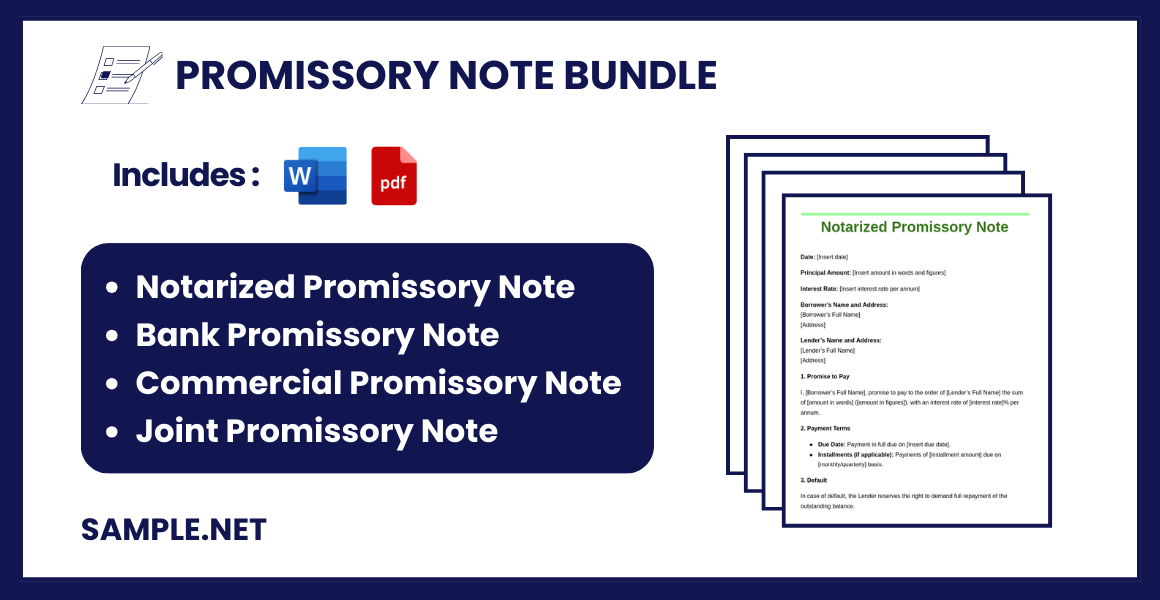 promissory note bundle