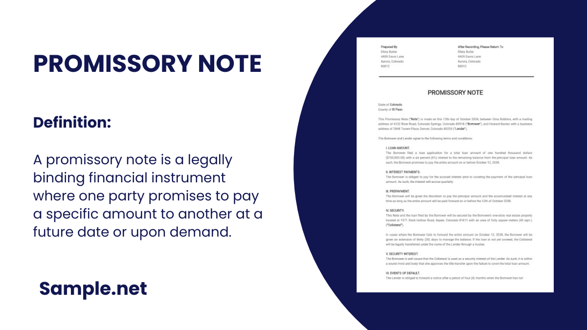 promissory note