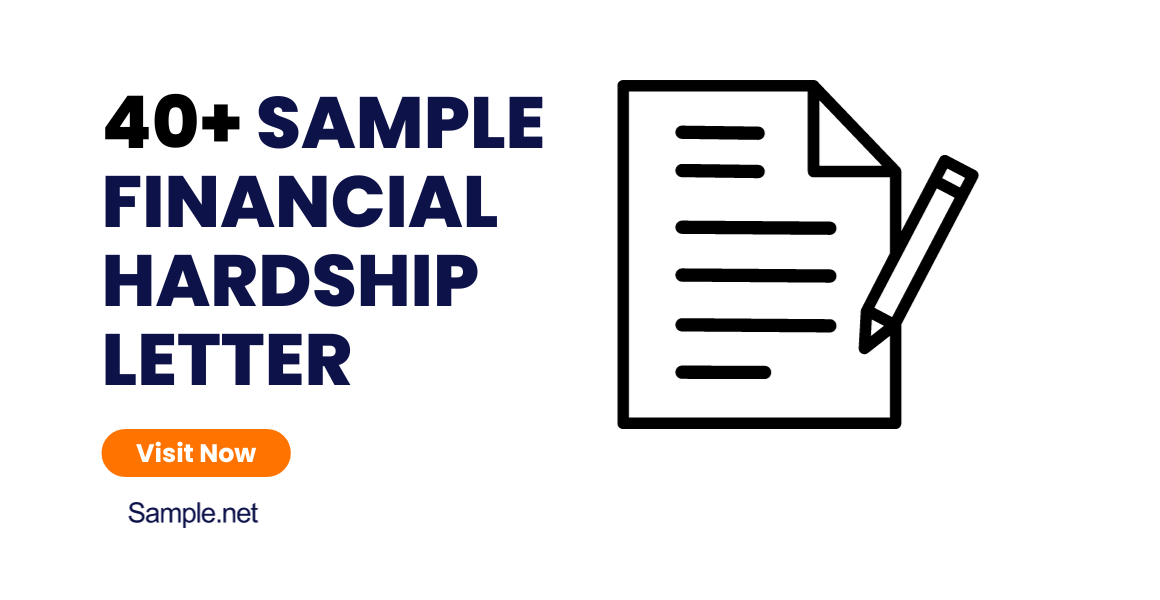 sample financial hardship letter