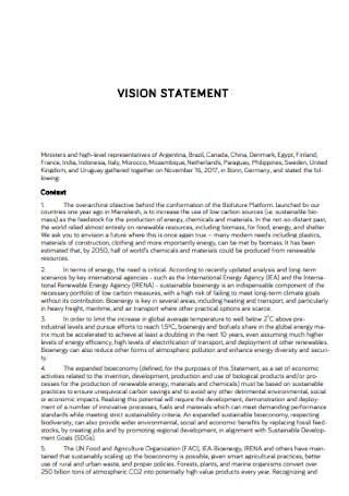 Sample Organization Vision Statement 