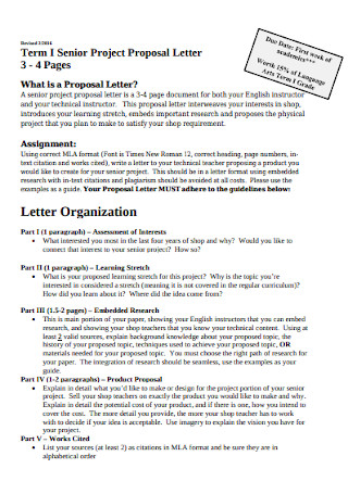 47+ SAMPLE Proposal Letters in PDF | MS Word