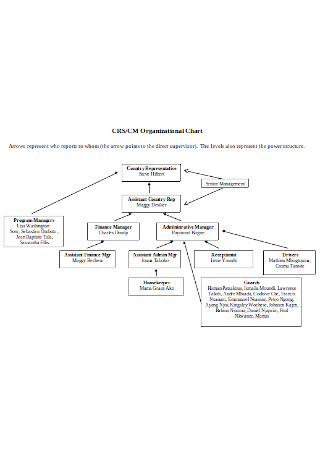 Simple Complex Organizational Chart