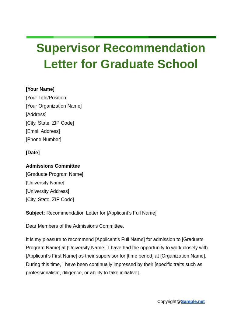 Supervisor Recommendation Letter for Graduate School Google Docs 11 19 2024 04 36 PM