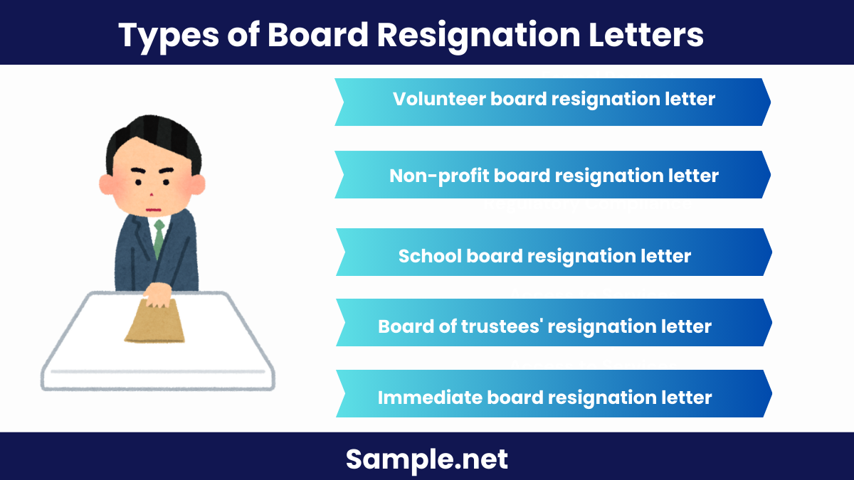 Types of Board Resignation Letters