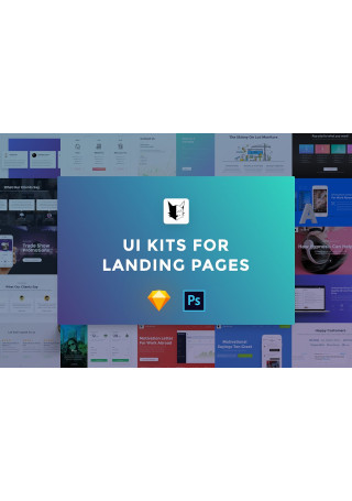 UI Kits for Landing Pages