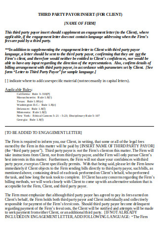 Basic Engagement Letter