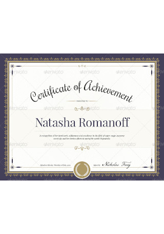 Certify Award Certificate