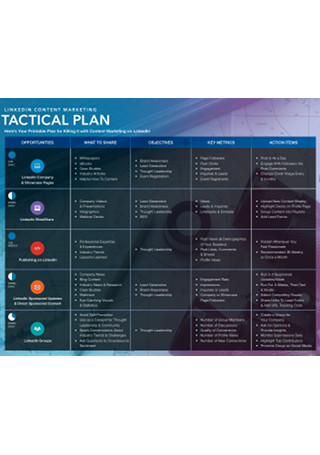 LinkedIn Online Marketing Strategic Plan