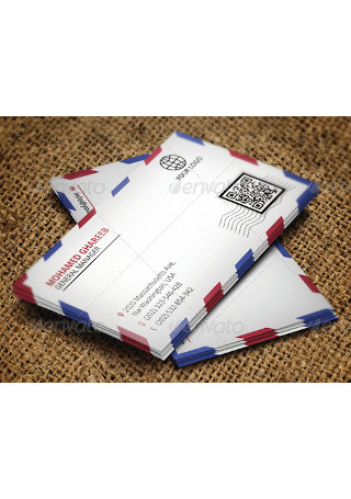 Postal Envelope Business Card