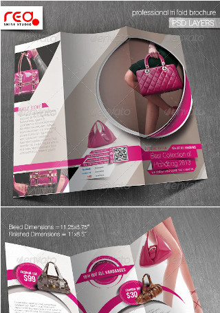 Product Promotion Trifold Brochure