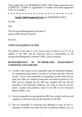 Sample Audit Engagement Letter