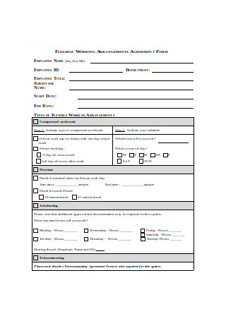 Sample Employee Agreement Form