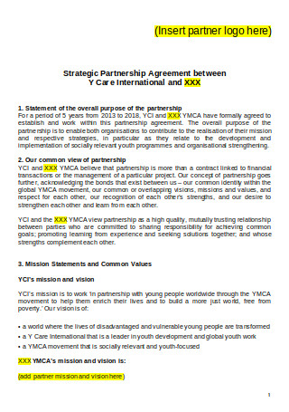Strategic Partnership Agreement