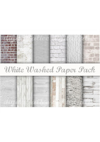 White Washed Paper Pack