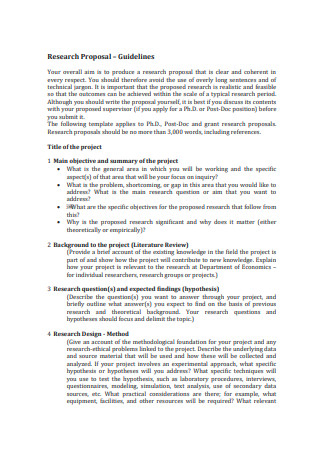 preliminary results research proposal