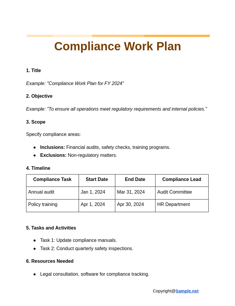 Compliance Work Plan Google Docs 12 05 2024 10 58 AM