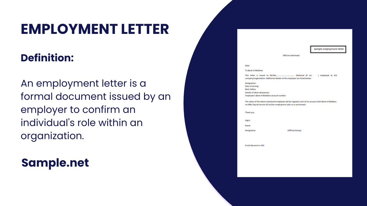 Employment Letter