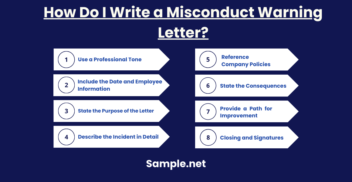 How Do I Write a Misconduct Warning Letter