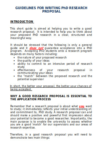 Proposal sample research TSUM: Research