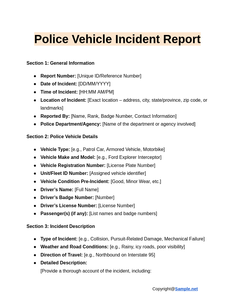 Police Vehicle Incident Report Google Docs 12 27 2024 04 46 PM