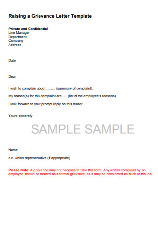 Grievance Letter For Unfair Treatment from images.sample.net