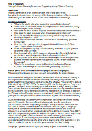 action research proposal examples