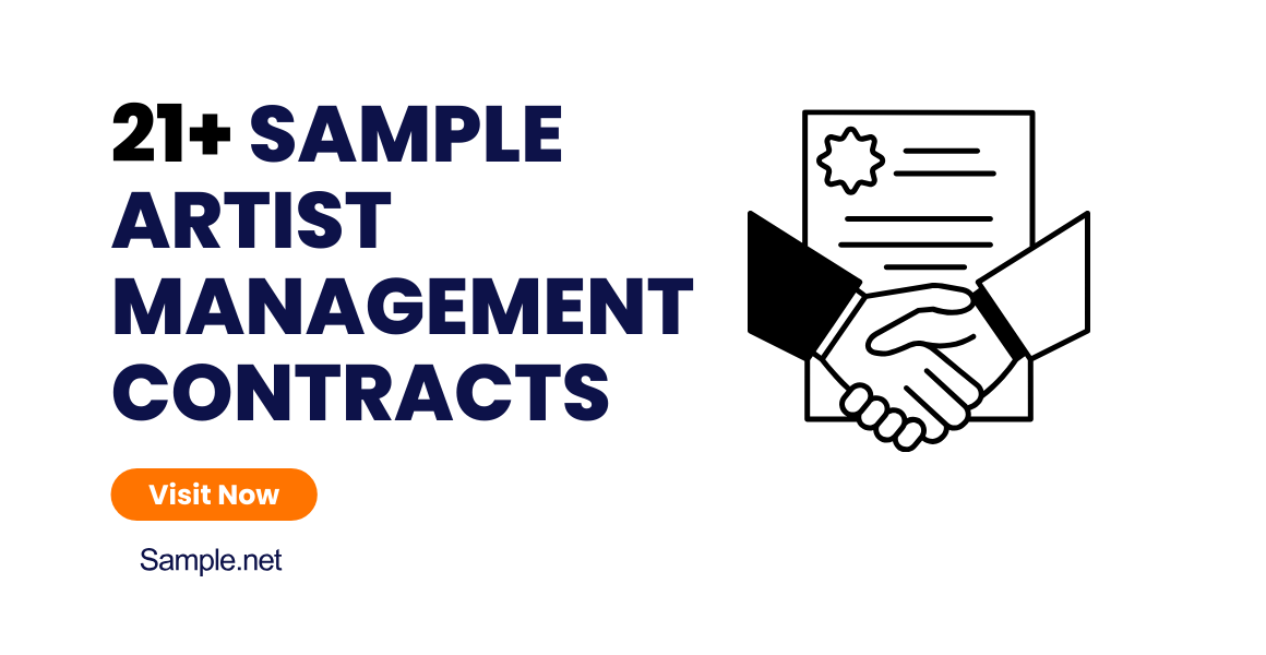 sample artist management contracts