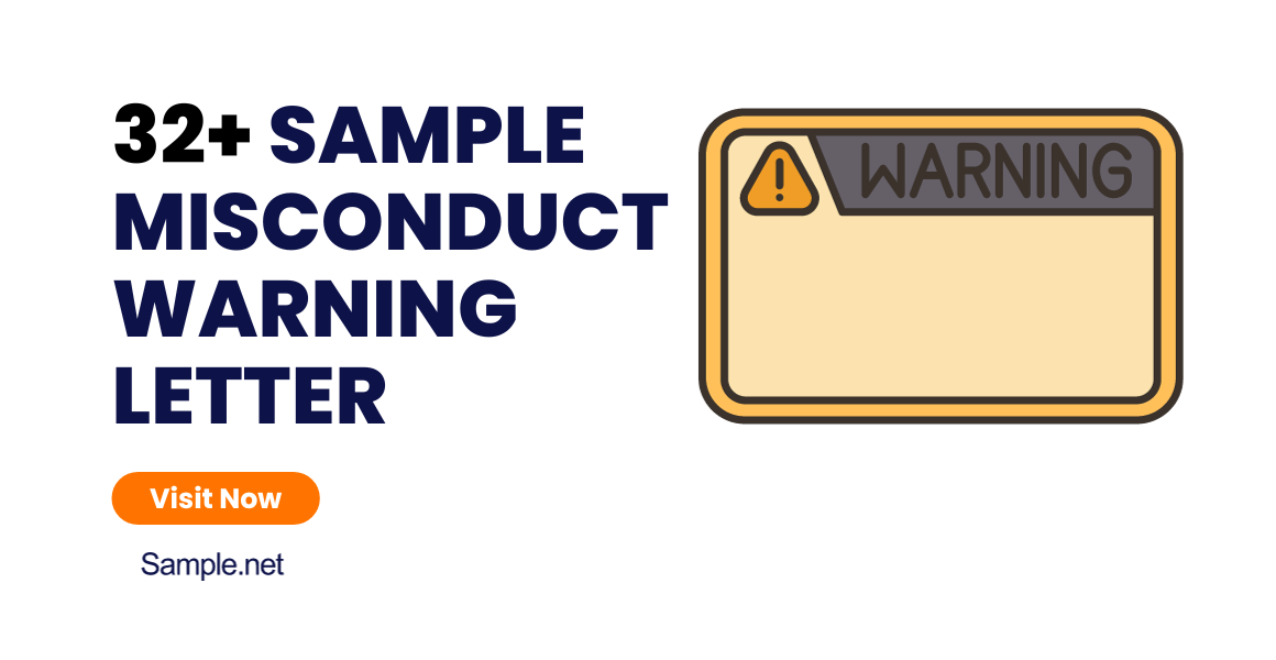 sample misconduct warning letter templates 1